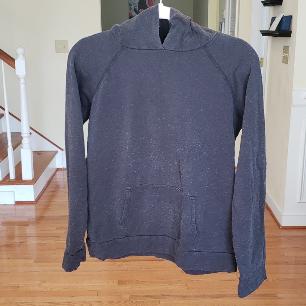 LNA Black Distressed Hoodie size S.